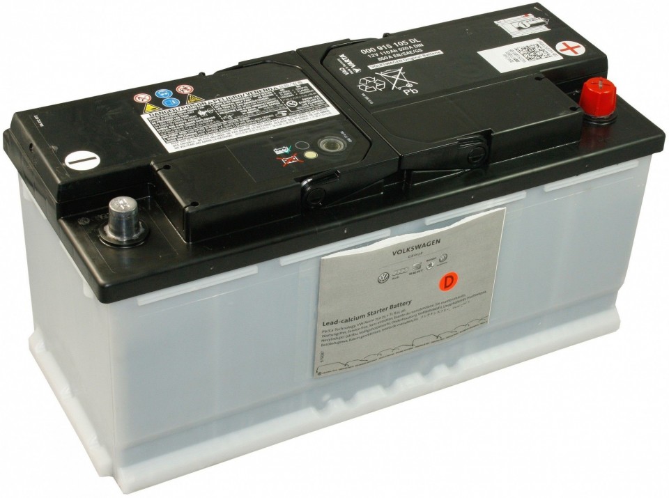 Стандарт 12V 110Ah 520A EN п.п (VAG) 000915105DH