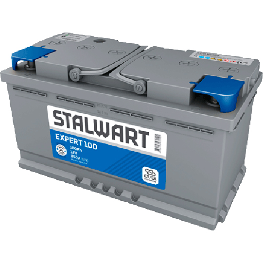 Стандарт 100Ah 850A EN о.п (STALWART) AKOM 006279