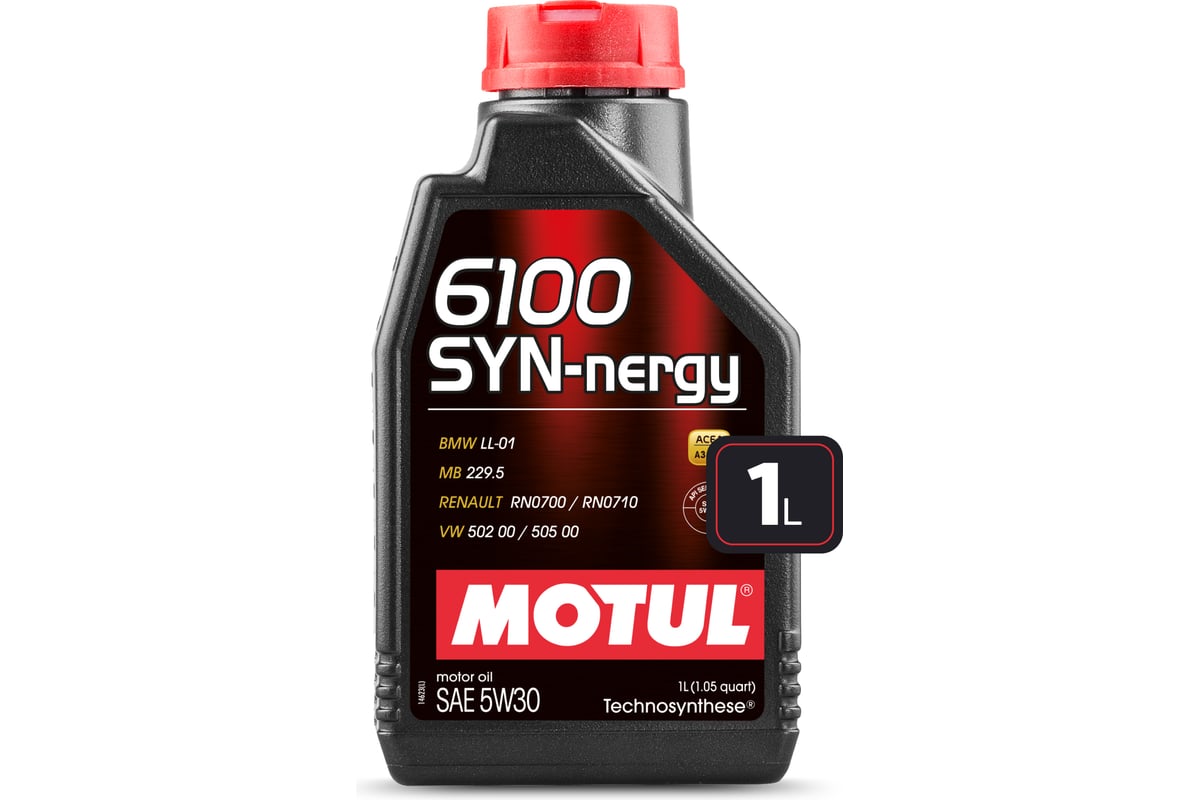 MOTUL 6100 SYN-NERGY 5W-30 A3/B4 1л 107970                    112137
