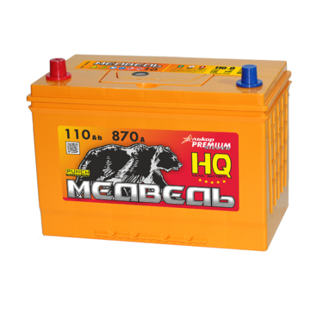 Asia 12V 110Ah 870А п.п (Медведь) ТЮМЕНЬ 135D31R