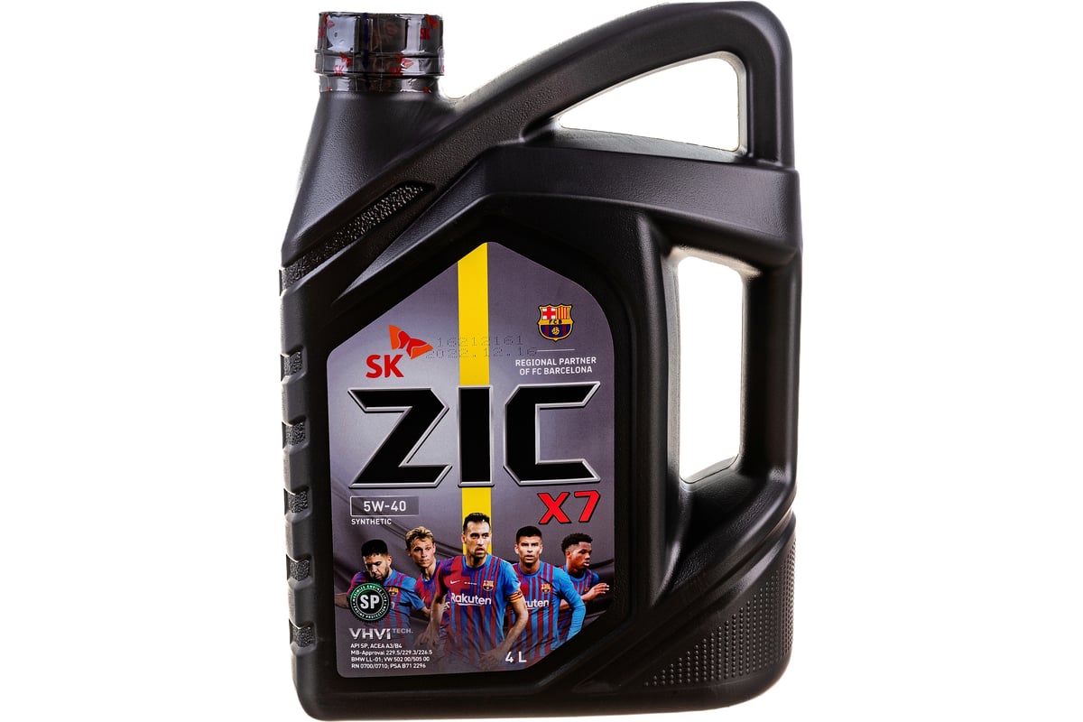 ZIC X7 5W40 син 4л 162662