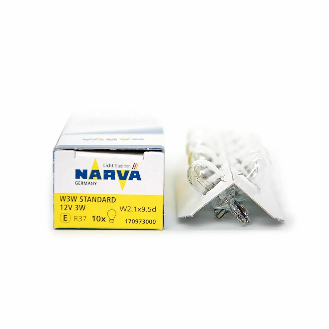 Лампа маленькая 12V W3W 3W W2.1x9.5d (NARVA) 170973000
