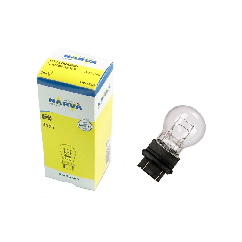 Лампа накаливания P27/7W 12V 27/7W W2,5X16q (NARVA) 17945
