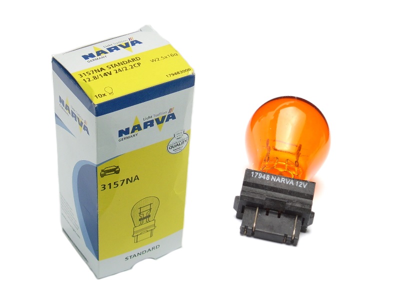 Лампа накаливания PY27/7W 12V 27/7W W2,5X16q (NARVA) 17948