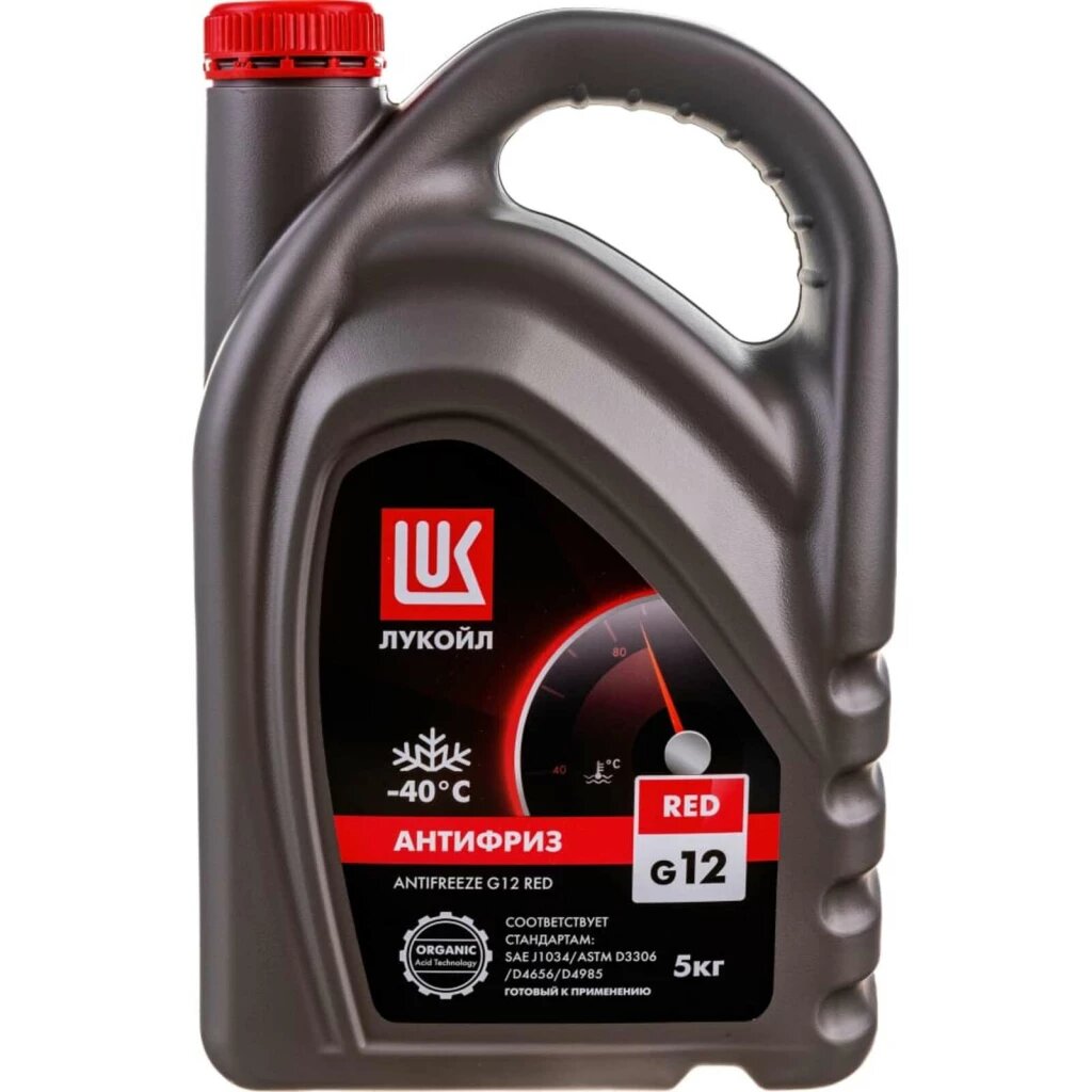 Антифриз красный G12 5л (ЛУКОЙЛ) 227391