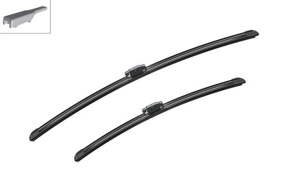 DUSTER 17-/VESTA 18- Щетки стеклоочистителя комплект 600/450мм (BOSCH). 3397014312