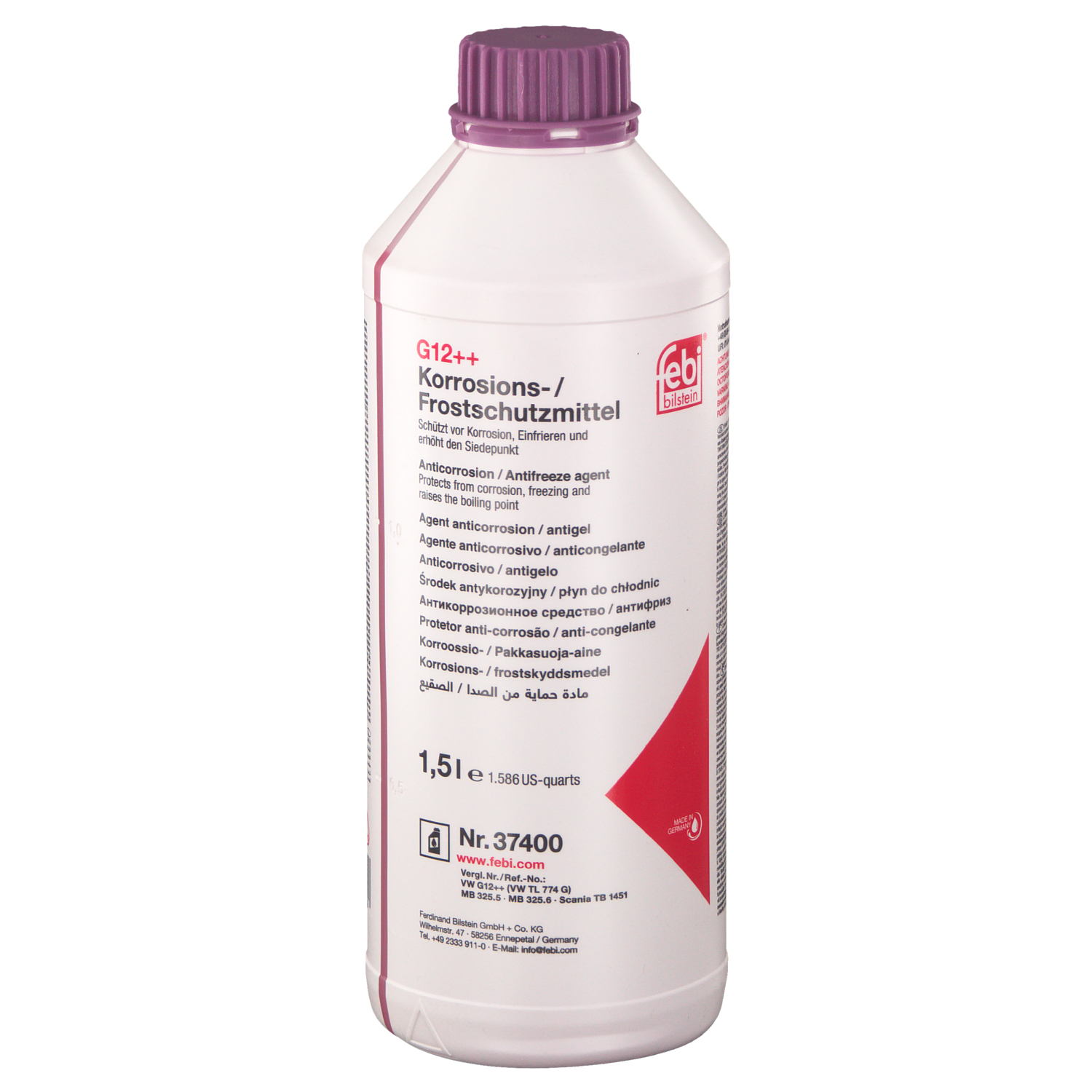 Антифриз G12   (Концентрат) (1,5л) (FEBI) 37400