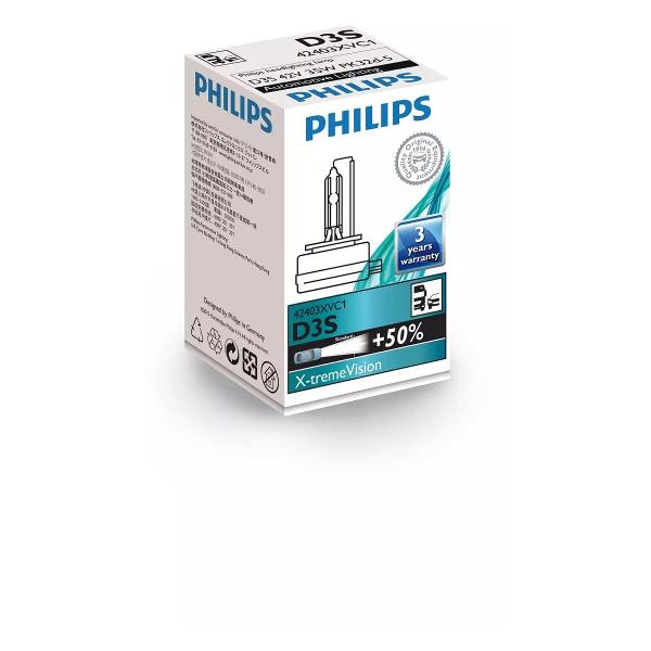 Лампа газоразрядная D3S 42V 35W PK32d-5 4800K (PHILIPS) 42403XVC1
