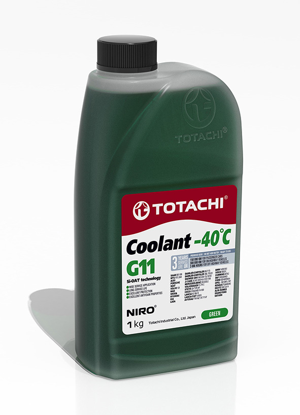 Антифриз Coolant G11 зеленый (1кг) (TOTACHI) TOTACHI  43201