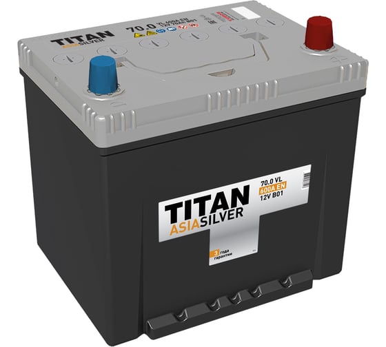 Asia Silver 12V 70Ah 600A EN о.п (TITAN) TUBOR 4607008886948
