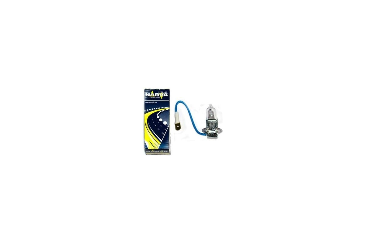 Лампа галогенная H3 12V 55W PK22s Standard  (NARVA) 483213000