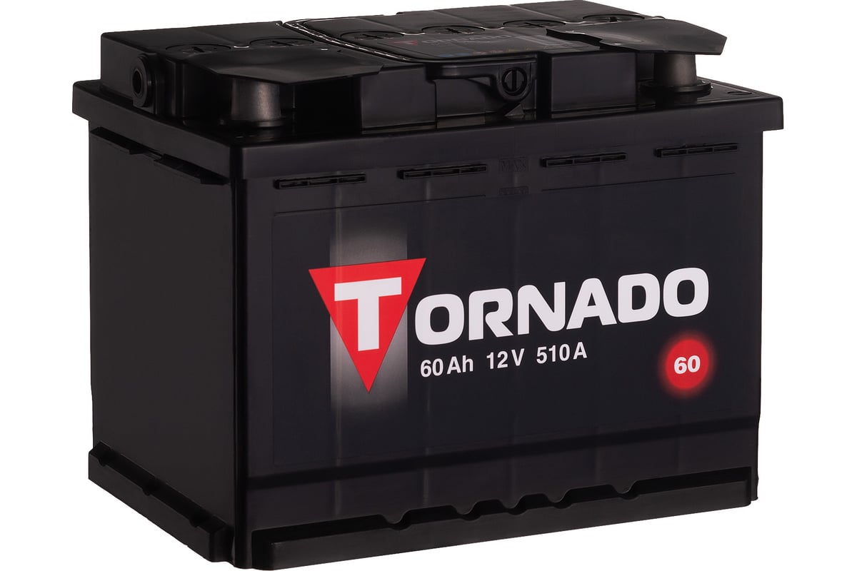 Стандарт 12V 60Ah 510A о.п (TORNADO) 560108080