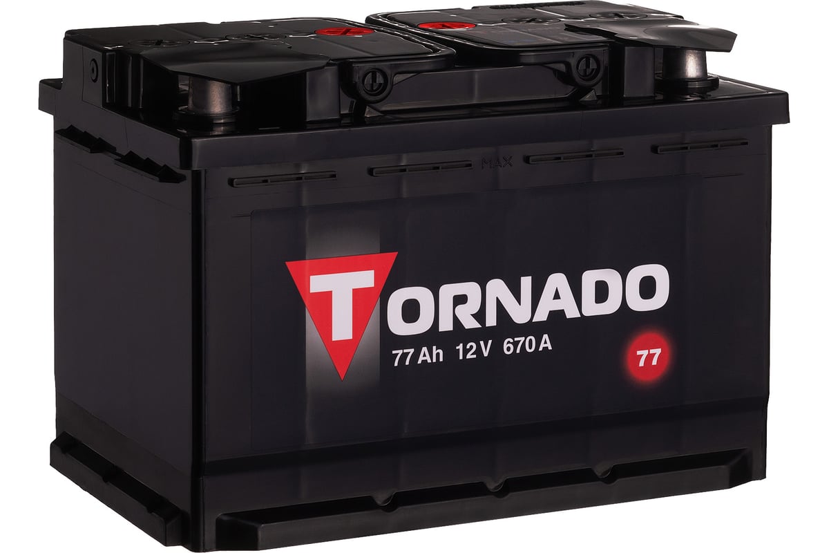 12V 77Ah 670A EN о.п (TORNADO) КАЗ 577112080