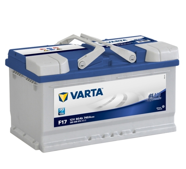 Стандарт 12V 80Ah 740A EN о.п (VARTA) 580400074