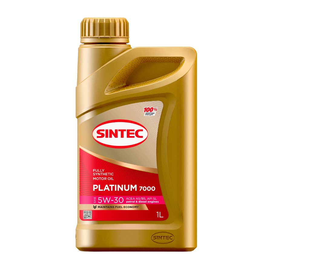 SINTEC Платинум 5W30 SL A5/B5 синт 1л 600157