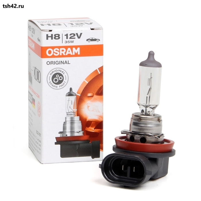 Лампа галогенная H8 12V 35W PGJ19-1 (OSRAM) 64212