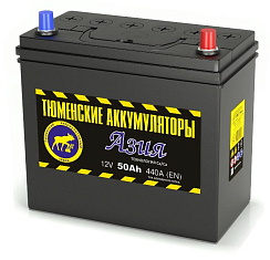Asia 12V 50Ah 440A о.п (TYUMEN BATTERY) ТЮМЕНЬ 6CT50LR