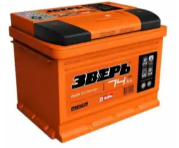 Стандарт 12V 74Ah 720A EN о.п (ЗВЕРЬ) AKTEX 6СТ74VLR