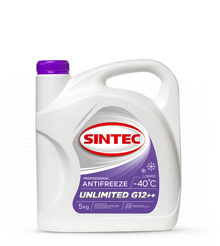 Антифриз Unlimited G12   (5кг) (SINTEC) 803584