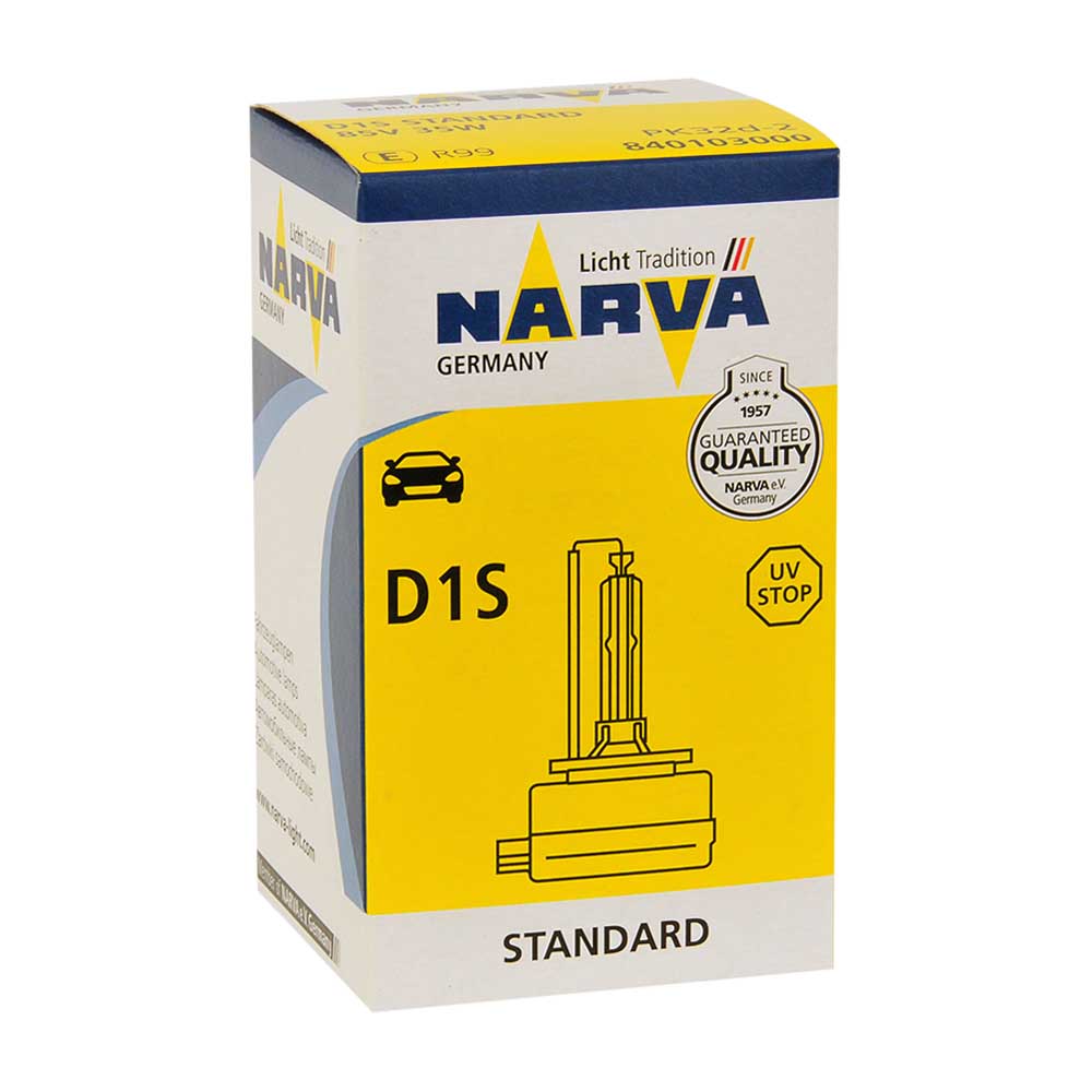 Лампа газоразрядная D1S 85V 35W PK32d-2 4300К (NARVA) 84010