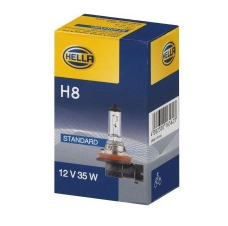 Лампа галогенная H8 12V 35W PGJ19-1 (HELLA) 8GH008356121