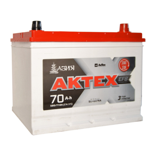 Asia 70Ah 580A EFB о.п (AKTEX) ATEFBA703R