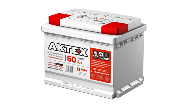 Стандарт 12V 60Ah 570A EN п.п (AKTEX) ATK603L
