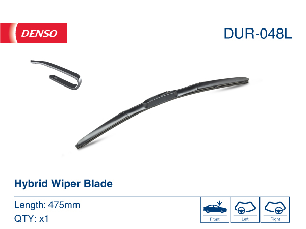 Щетка стеклоочистителя гибридная 480мм (DENSO) DUR048L
