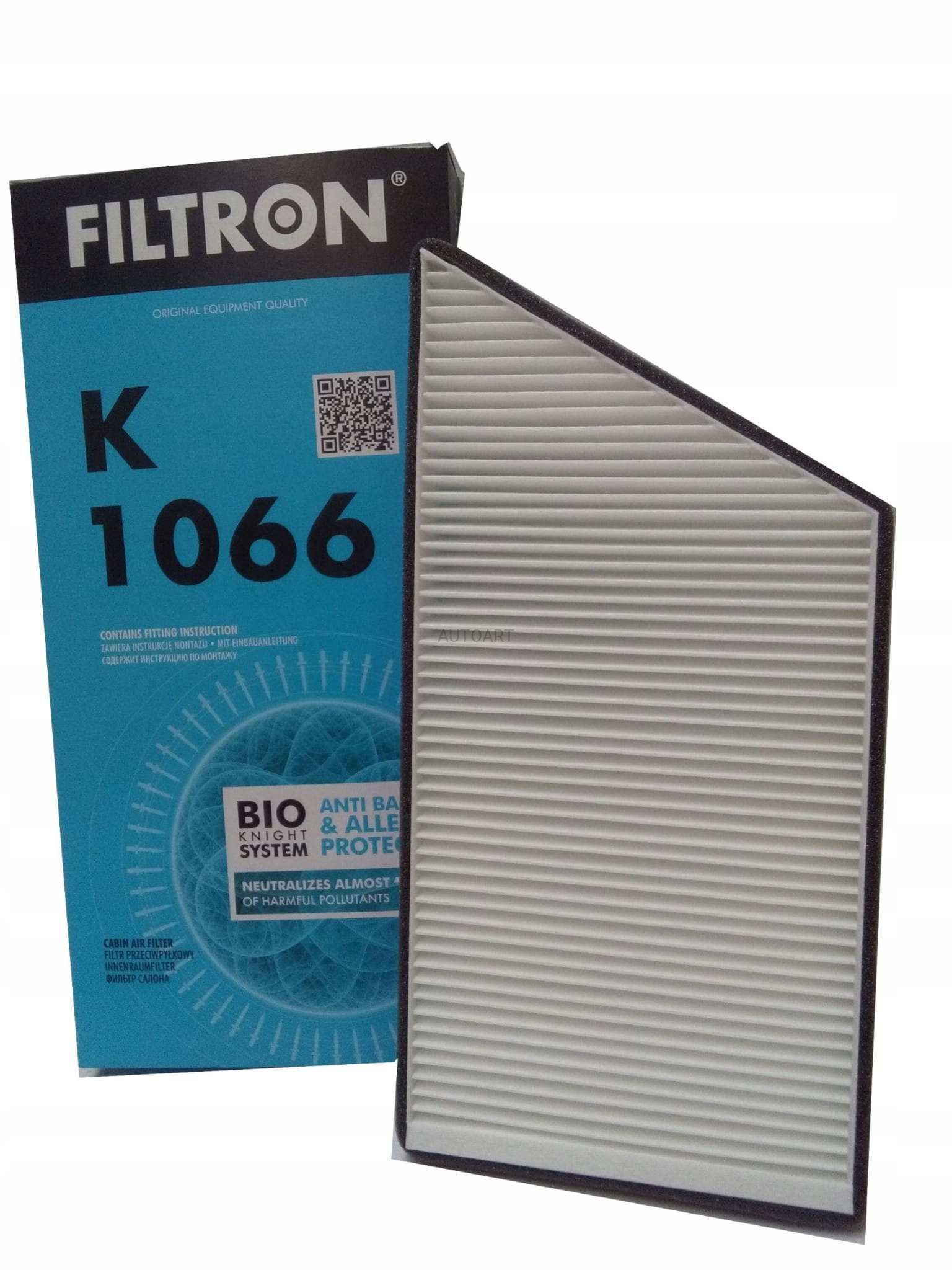 206 00-- Фильтр салона (FILTRON) K1066