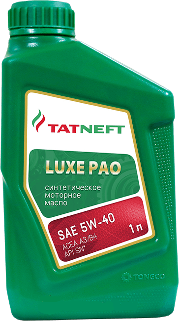 TATNEFT LUXE PAO 5w40, 1л 4650229680840